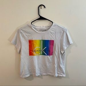 Calvin Klein Pride Crop Tee